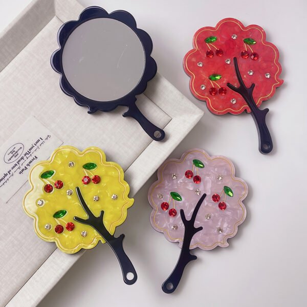 DOWELL Custom Acetate Makeup Mirror Hair Combs Fashionable Elegant Vintage Style
