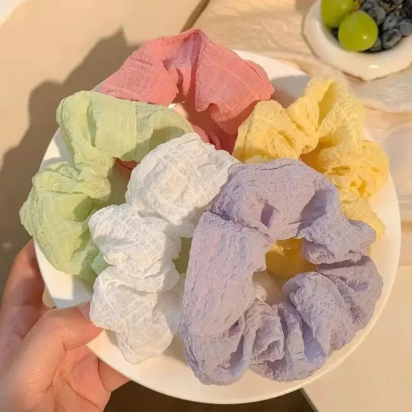 Dowell Hot Sale Spring Summer Korean Style Hair Srunchies Female Hair Accessories Scrunchies