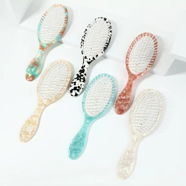 DOWELL 2022 New Household Long Hair Curly Anti-static air Cushion Scalp Massage Acetate Custom Hair Comb